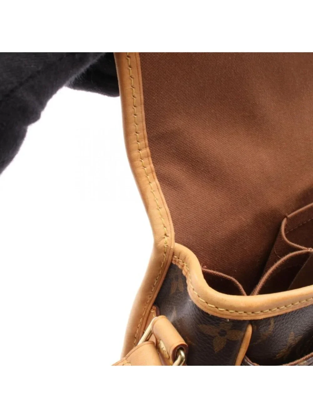 Louis Vuitton Shoulder Bag Sologne Canvas Leather